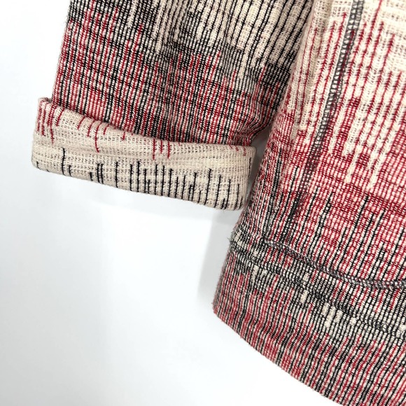 Anthropology Womens Size XS Red Sweatshirt Fall Winter Blouse Shirt Top Cozy - Picture 2 of 8